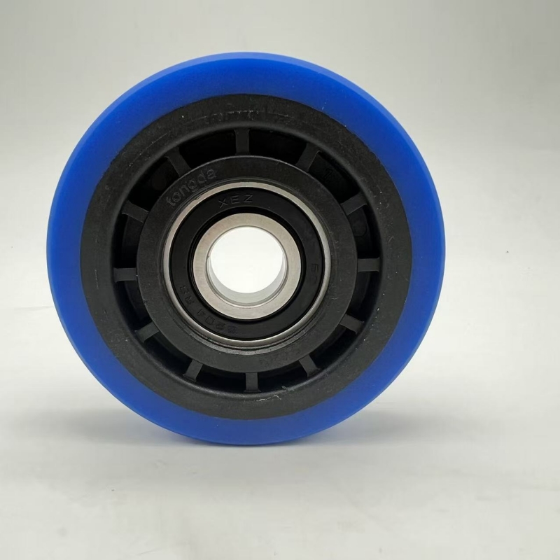 SOK Escalator Step Roller 100*25-6204 Skeleton Roller Original Bule Color Roller for Escalator Spare Parts 