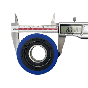 SOK Escalator Step Roller 80*25-6006 Double-layer Roller Original Blue Color Roller for Escalator Spare Parts 