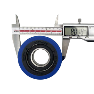 SOK Escalator Step Roller 80*25-6006 Double-layer Roller Original Blue Color Roller for Escalator Spare Parts 