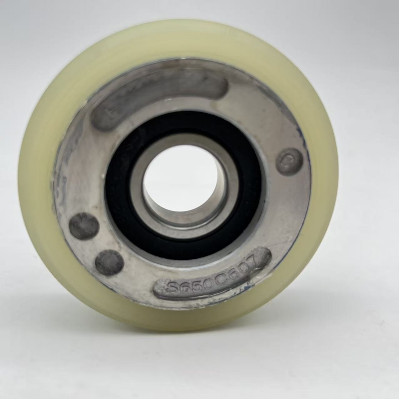SOK Escalator Step Roller 76*21.6-6203 Step Wheel Original Color Roller for Escalator Spare Parts hyun**