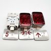 SOK Elevator Push Button stainless steel plate with braille tact switches 24V 4 pins