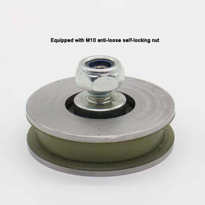 Elevator Door Hanger Wheel AT120 56*16*6201 Flat Groove Inner Hexagon Car Door Positioning Wheel