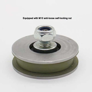 Elevator Door Hanger Wheel AT120 56*16*6201 Flat Groove Inner Hexagon Car Door Positioning Wheel