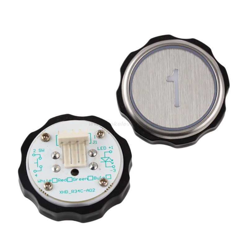 Elevator Button XHB-R34C-A02 Round Button Elevator Spare Part