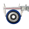 SOK Escalator Step Roller 100*25-6204 Step Wheel Original Blue Color Roller Three-layer Aluminum-core Roller for Escalator Spare Parts 