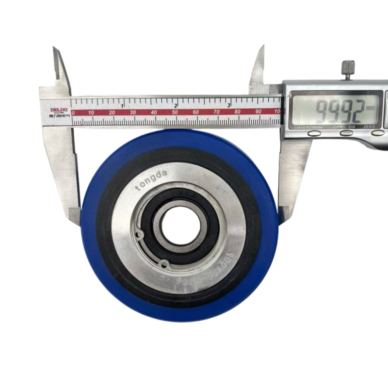 SOK Escalator Step Roller 100*25-6204 Step Wheel Original Blue Color Roller Three-layer Aluminum-core Roller for Escalator Spare Parts 