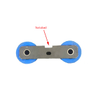 Escalator Step Chain 131.33 Roller 70-25 Pin 14.63 Original Original Factory