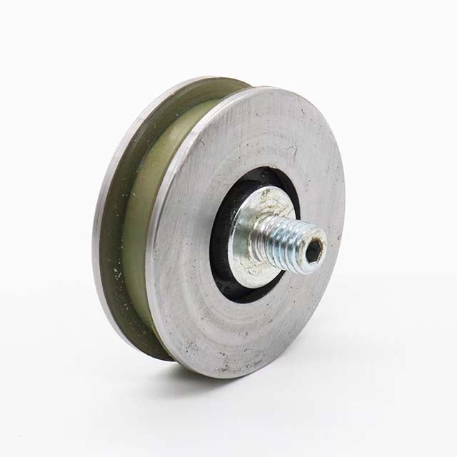 Elevator Door Hanger Wheel AT120 56*16*6201 Flat Groove Inner Hexagon Car Door Positioning Wheel