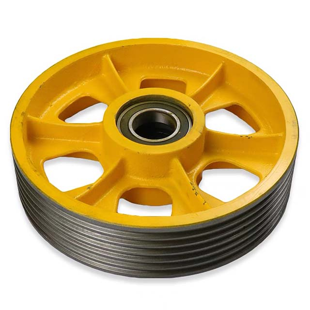 Elevator Reverse Rope Wheel Guide Wheel Counterweight Wheel 330*420*68