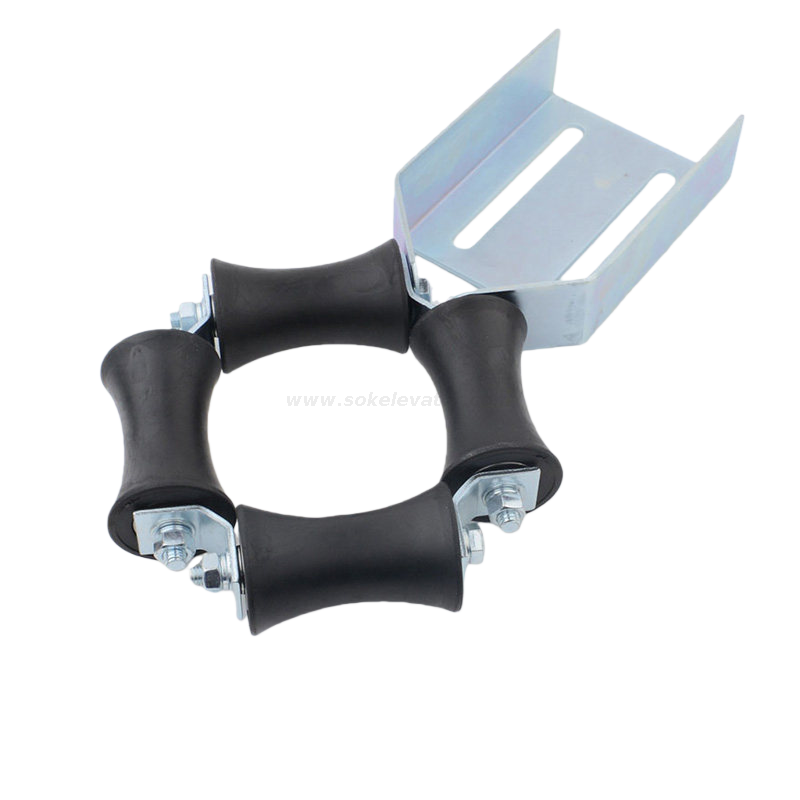 Elevator Compensation Chain Anti-Sway Guide Device Rubber Roller 55*88 Elevator Spare Part