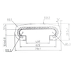 SDS Type Escalator Handrail Belt with Types Available 