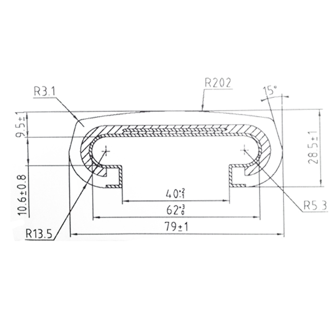SDS Type Escalator Handrail Belt with Types Available 