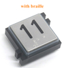 Elevator Button 3300 3600 5500 Model Elevator Cop Lop Button with Braille 