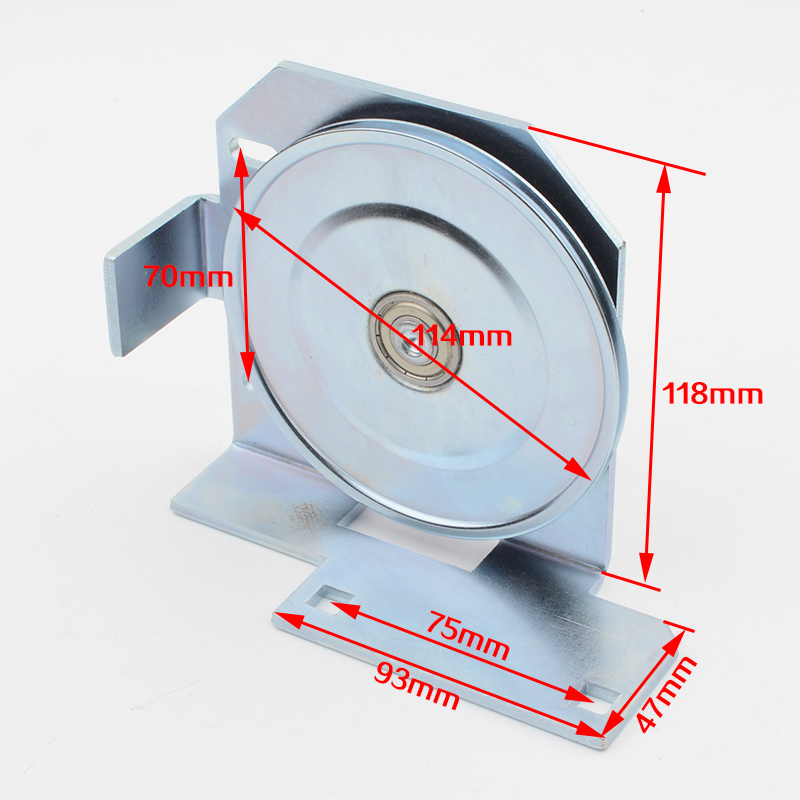 SOK Elevator Spare Parts Elevator AMD rope pulley left right door rope roller 6000 bearing car/hall door roller suitable for KO**