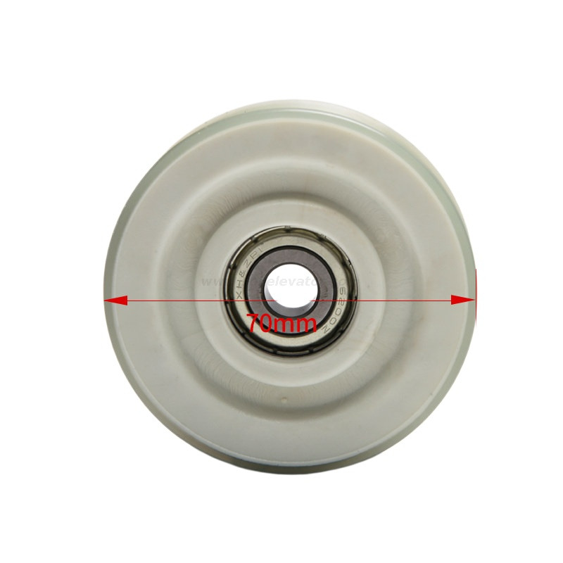 Elevator Door Operator Landing Door Rollers and Pulleys 70*17*6200 Elevator Spare Part