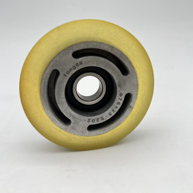SOK Escalator Step Roller 76*25-6202 Step Wheel Original Color Roller for Escalator Spare Parts Mitsu**
