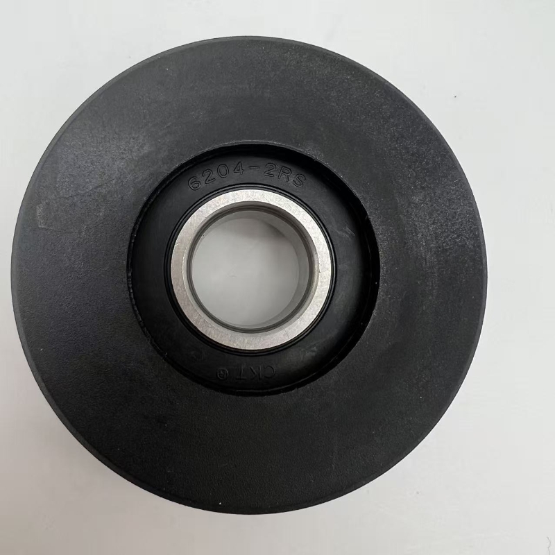 SOK Escalator Step Roller 76*25-6204 Hyun** Step Roller Original Black Color Roller for Escalator Spare Parts 