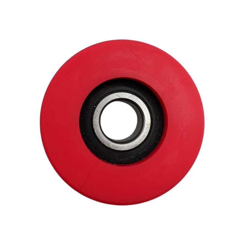 SOK Escalator Step Roller 76*25-6204 PUR Red Color Roller