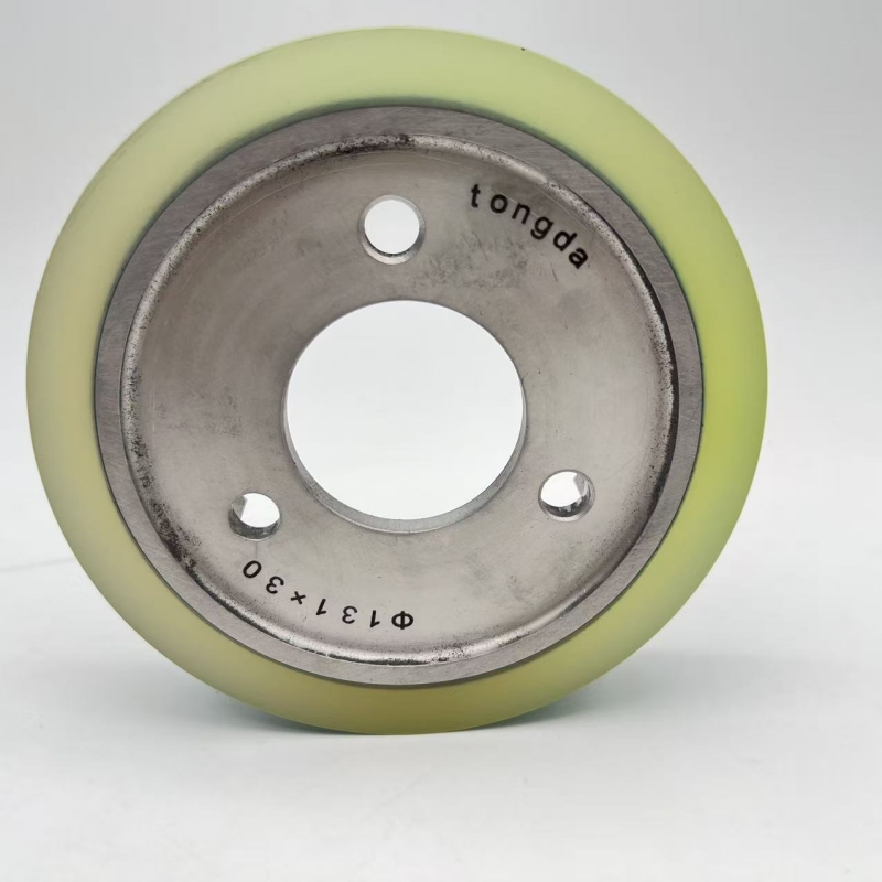 SOK Escalator Step Roller 131*30 Aluminum-core Roller Original Color for Escalator Spare Parts with High Quality 