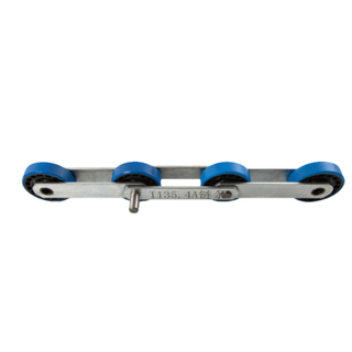 Escalator Step Chain T135.4A Step distance 406.4roller diameter 76.2 inner width 23.6