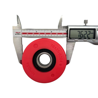 SOK Escalator Step Roller 76*25-6204 PUR Red Color Roller