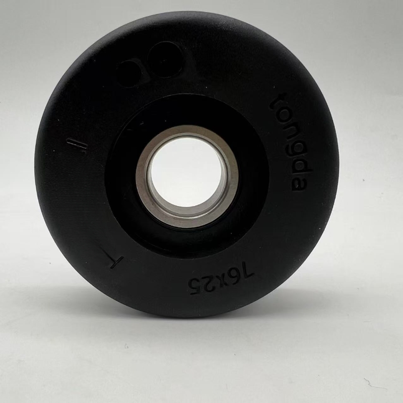 SOK Escalator Step Roller 76*25-6204 Hyun** Step Roller Original Black Color Roller for Escalator Spare Parts 