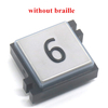 Elevator Button 3300 3600 5500 Model Elevator Cop Lop Button with Braille 