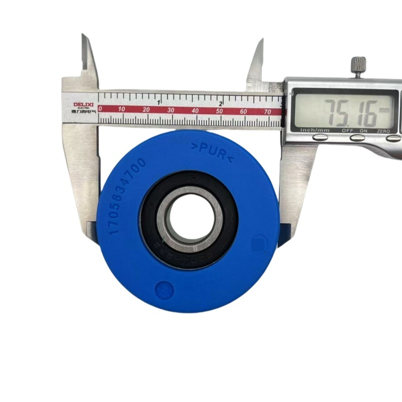 SOK Escalator Step Roller 75*24-6204 PUR Blue Color Roller 1705834700