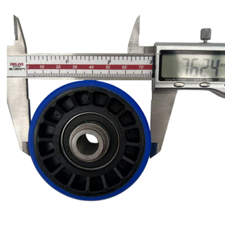 SOK Escalator Step Roller 76.2*22-12.7 Skeleton Roller Original Bule Color Roller Step Wheel for Escalator Spare Parts 