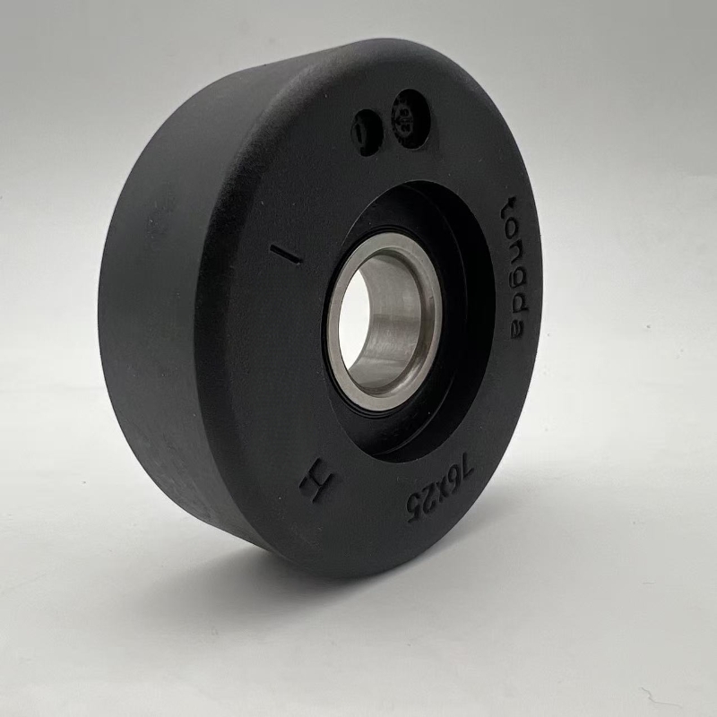 SOK Escalator Step Roller 76*25-6204 Hyun** Step Roller Original Black Color Roller for Escalator Spare Parts 