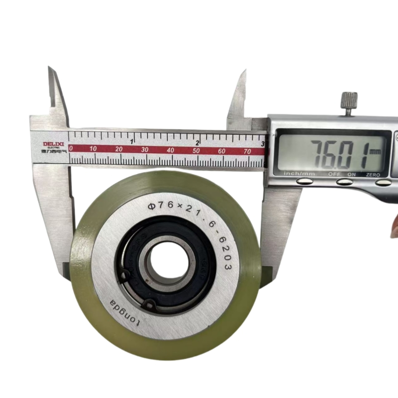SOK Escalator Step Roller 76*21.6-6203 Step Wheel Original Color Roller for Escalator Spare Parts hyun**