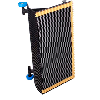 Wholesale Indoor Black Aluminium Escalator Spare Parts Step with Demarcation Line