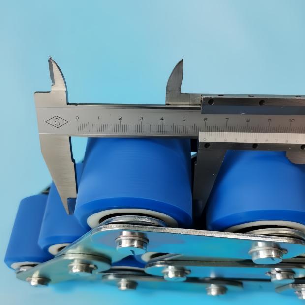  SOK Escalator tension chain Maintain escalator handrail pressure chain with 10 rollers pitch is 70mm roller size 60*55mm