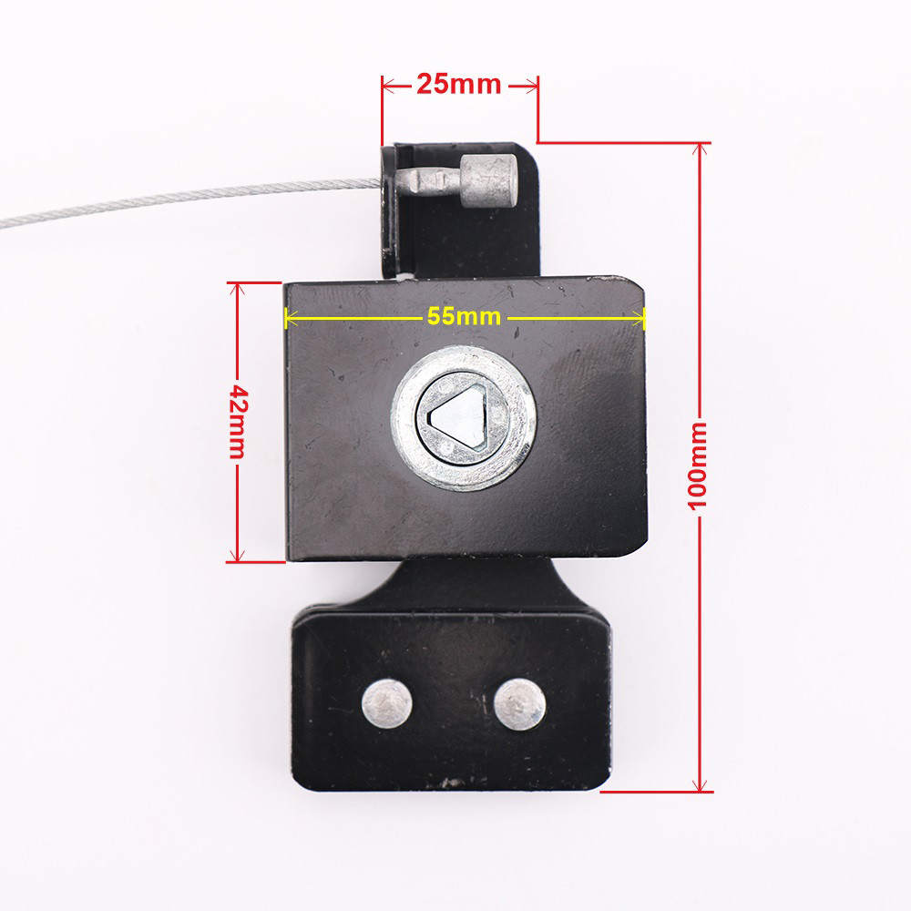 SOK Elevator Spare Parts Xi**i Ot** elevator hall door wire rope triangle lock layer door lock device HAA431F 