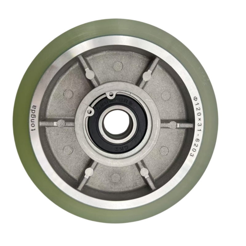 SOK Escalator Step Roller 120*31-6203 Aluminum-core Roller with Double Bearings for Escalator Spare Parts ot**