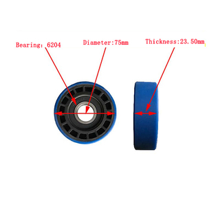 China Factory Good QualityPU Step Roller 75X23.5X6204