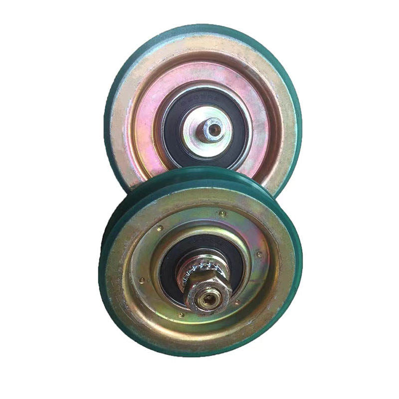 Elevator Door Hanger Roller 85 * 19 * 6203 Green Color