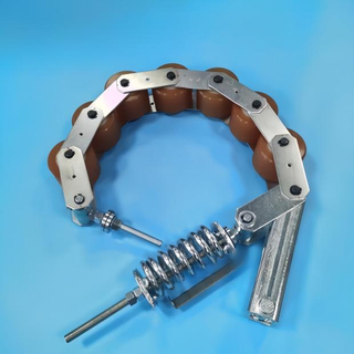 SOK DAA332L1 Escalator Pressure Belt Chain Compression Wheel Hand Strap Tension Chain roller size 76*54*6201 pitch is 82mm