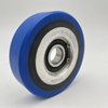 SOK Escalator Step Roller 100*25-6204 Step Wheel Original Blue Color Roller Three-layer Aluminum-core Roller for Escalator Spare Parts 
