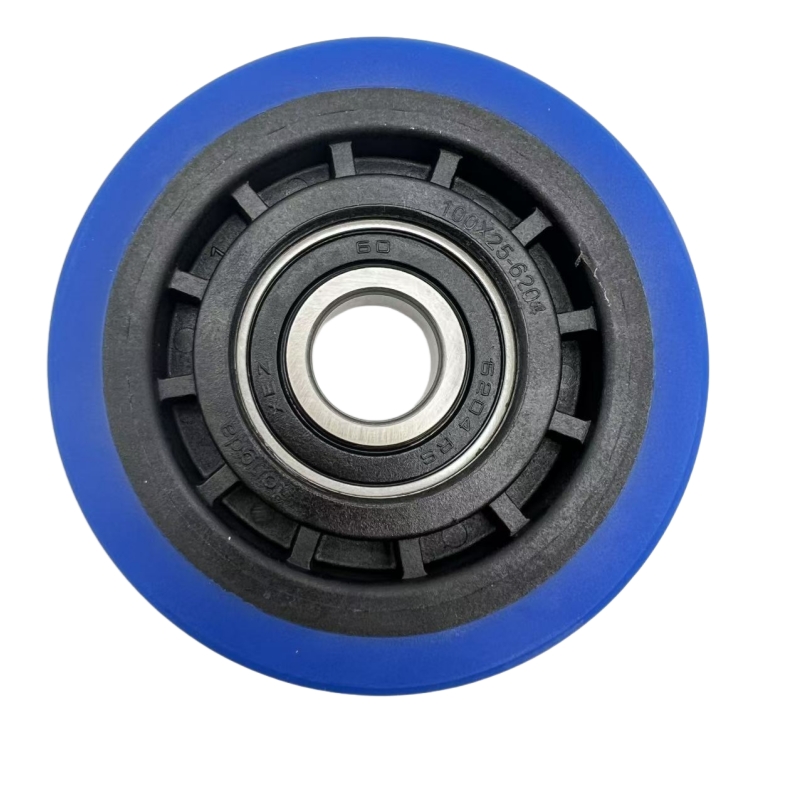 SOK Escalator Step Roller 100*25-6204 Skeleton Roller Original Bule Color Roller for Escalator Spare Parts 