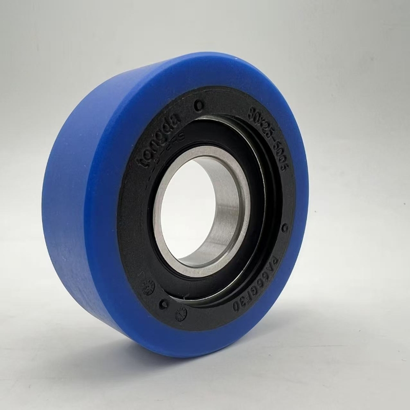 SOK Escalator Step Roller 80*25-6006 Double-layer Roller Original Blue Color Roller for Escalator Spare Parts 