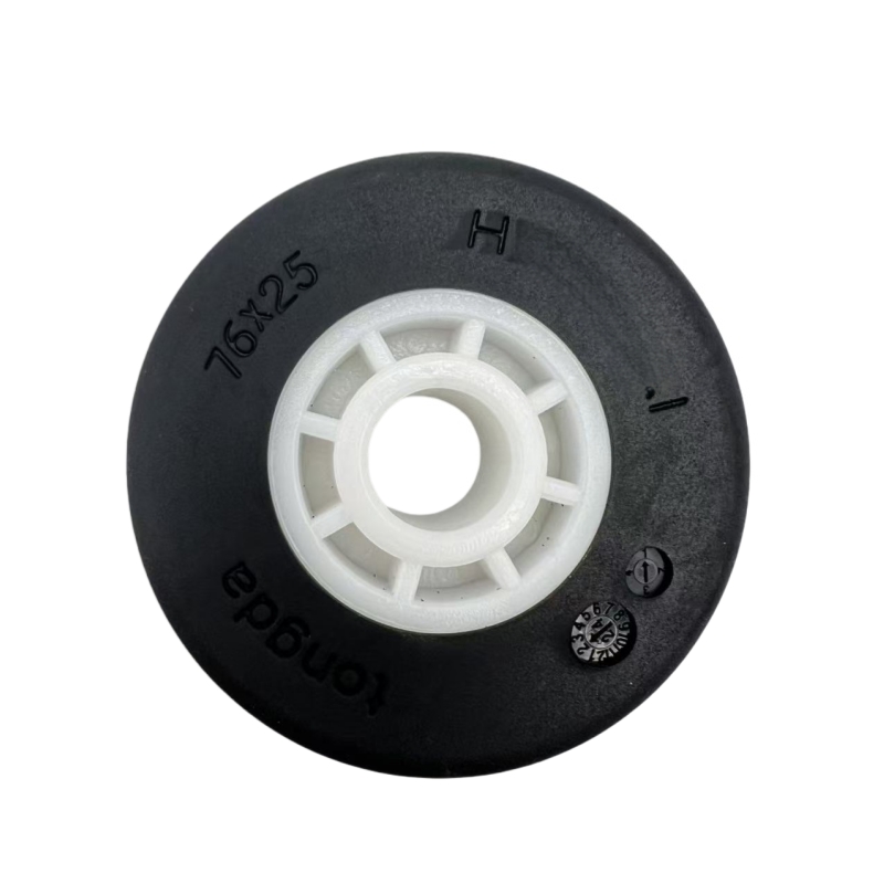 SOK Escalator Step Roller 76*25-20.1/17.1 Hyun** Plastic Step Roller Original Black Color Roller for Escalator Spare Parts 