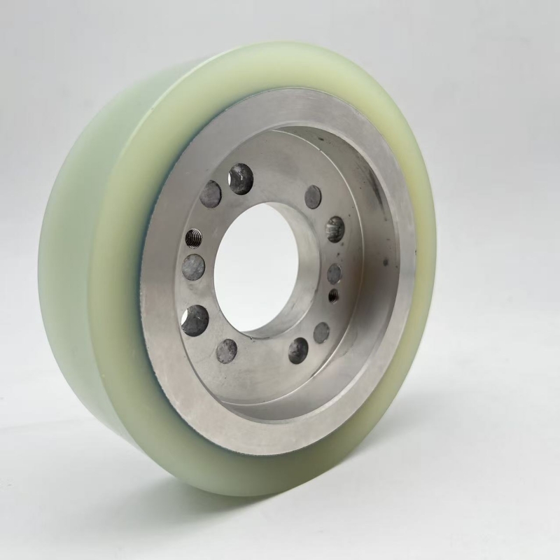 SOK Escalator Step Roller 131*35 Drive Roller Belt Pressing Roller Friction Gear Roller Original Color for Escalator Spare Parts with High Quality 