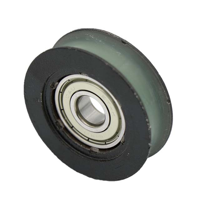 China factory directly Elevator hanging roller with size diameter 55mm thickness 16mm bearing 6201 (3)