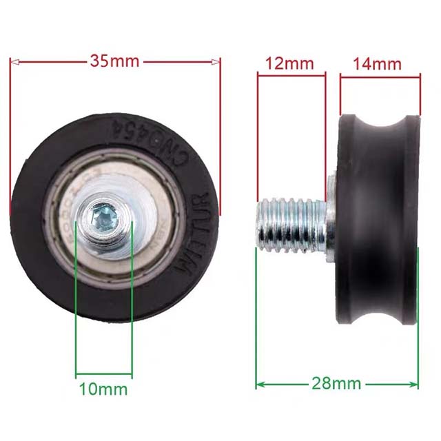 Elevator Eccentric Hanger Wheel Door Wheel 35-14-6000 CN0454 